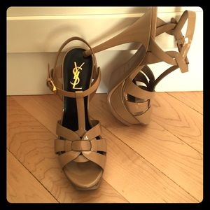 YSL Tribute Platform Sandal Pump